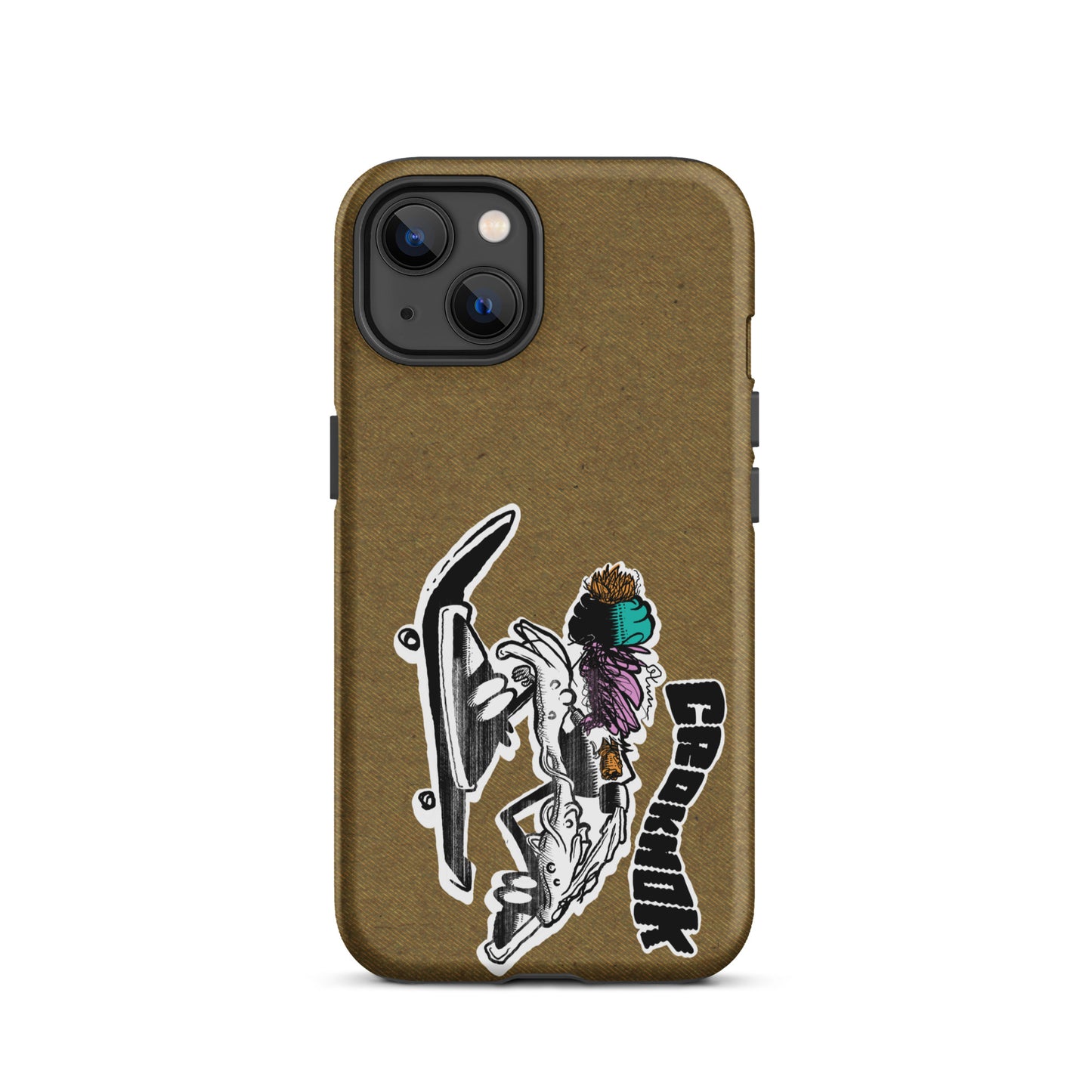 iPhone case - Skateboarding AS0035 Brown