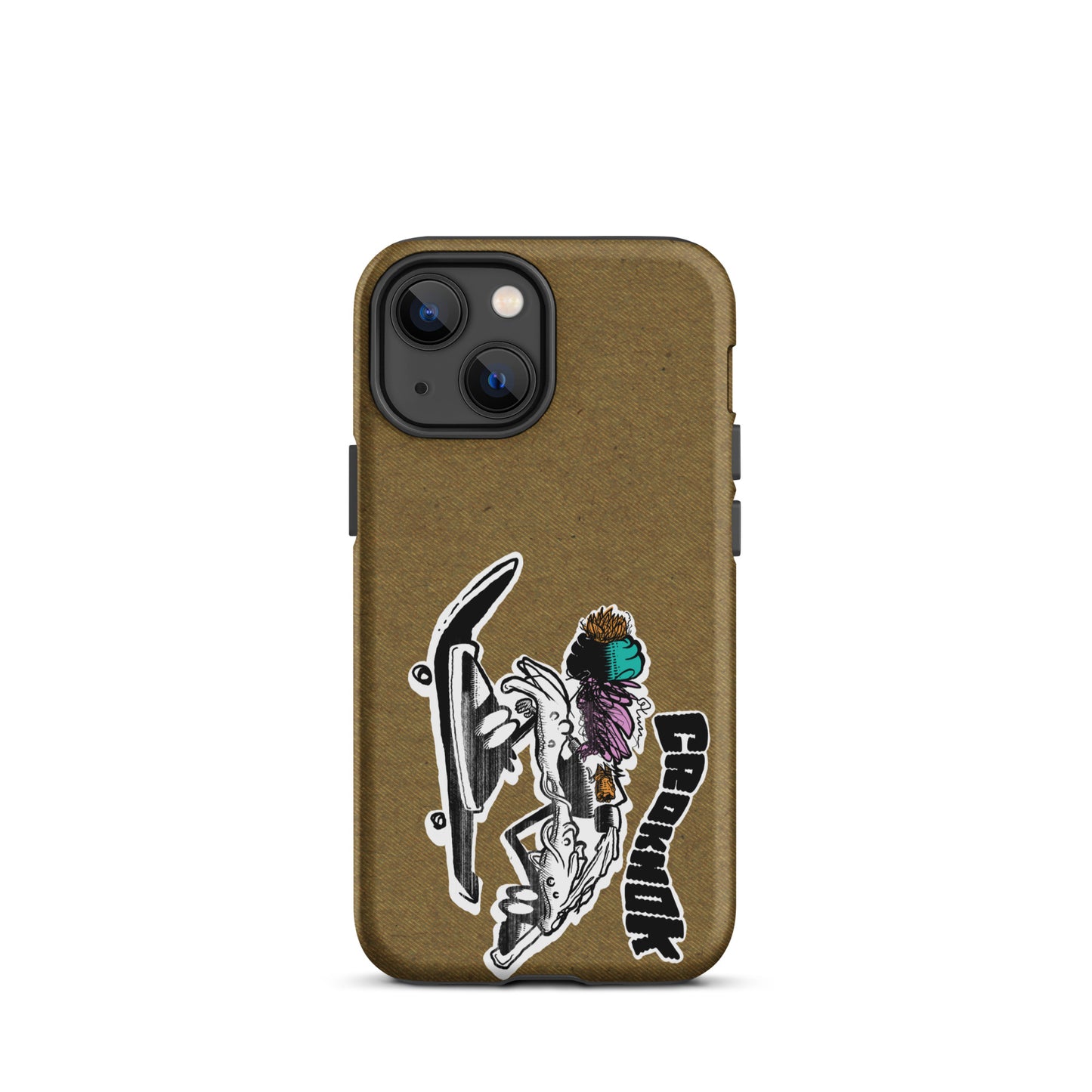 iPhone case - Skateboarding AS0035 Brown