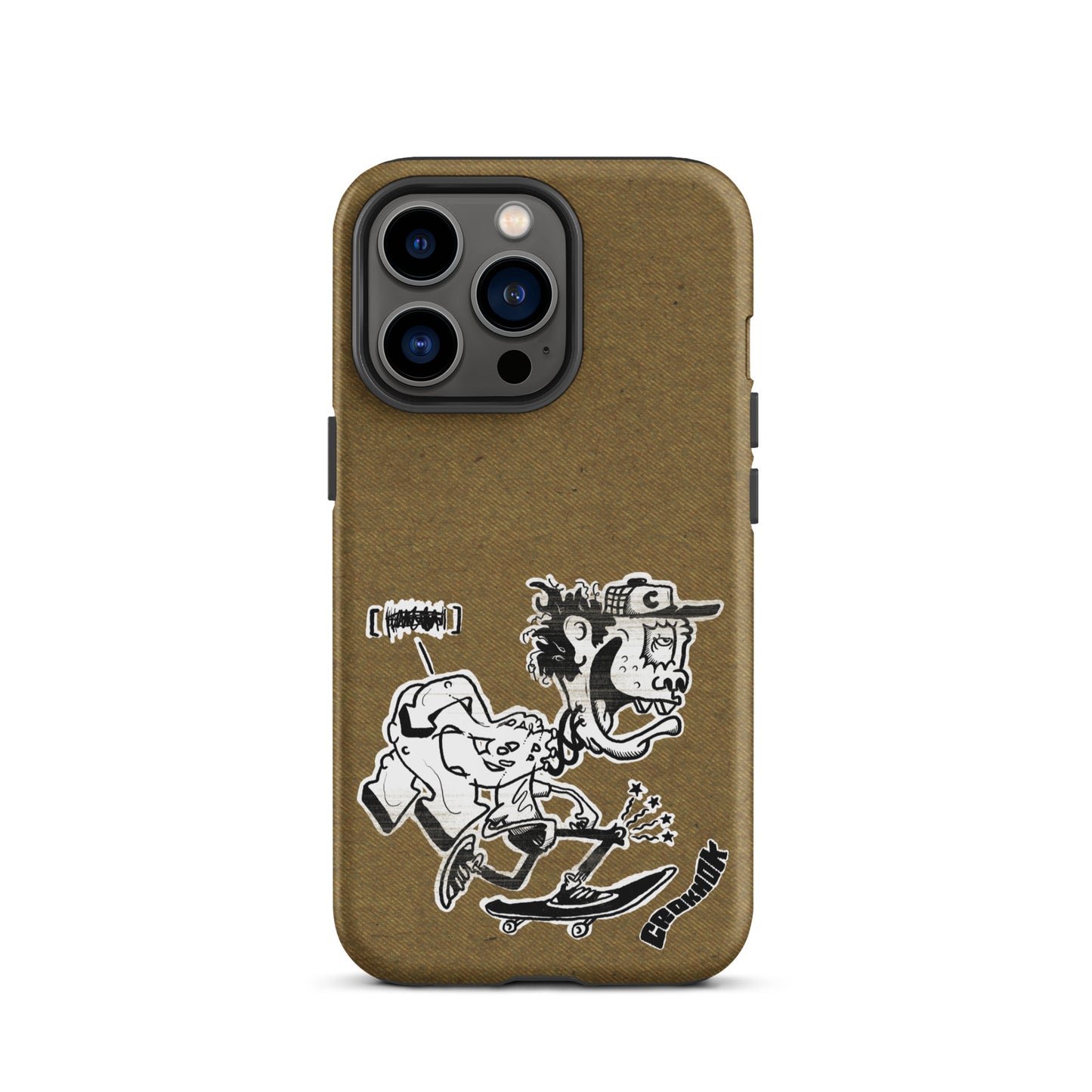 iPhone case - Skateboarding AS0017 Brown