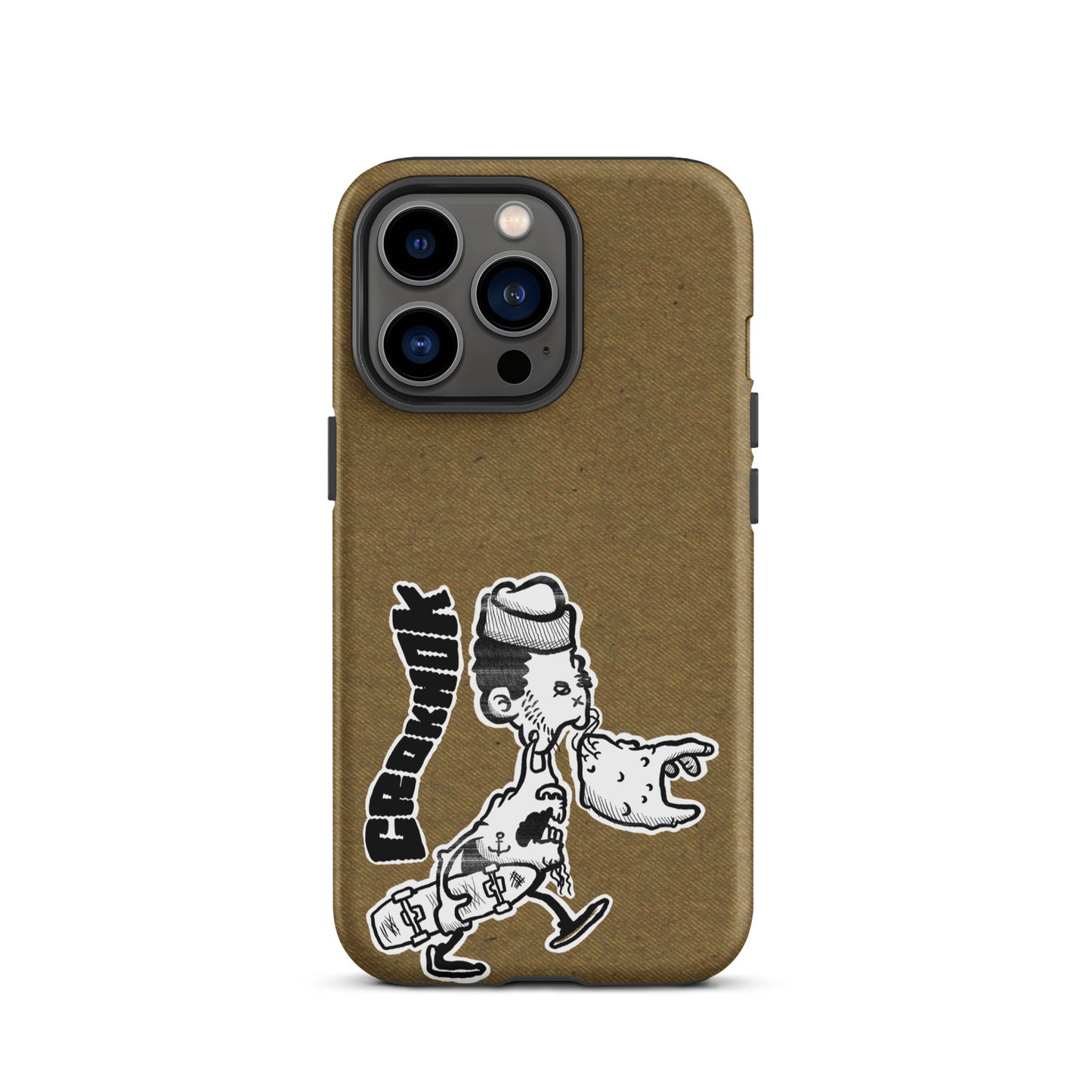 iPhone case - Skateboarding AS0010 Brown