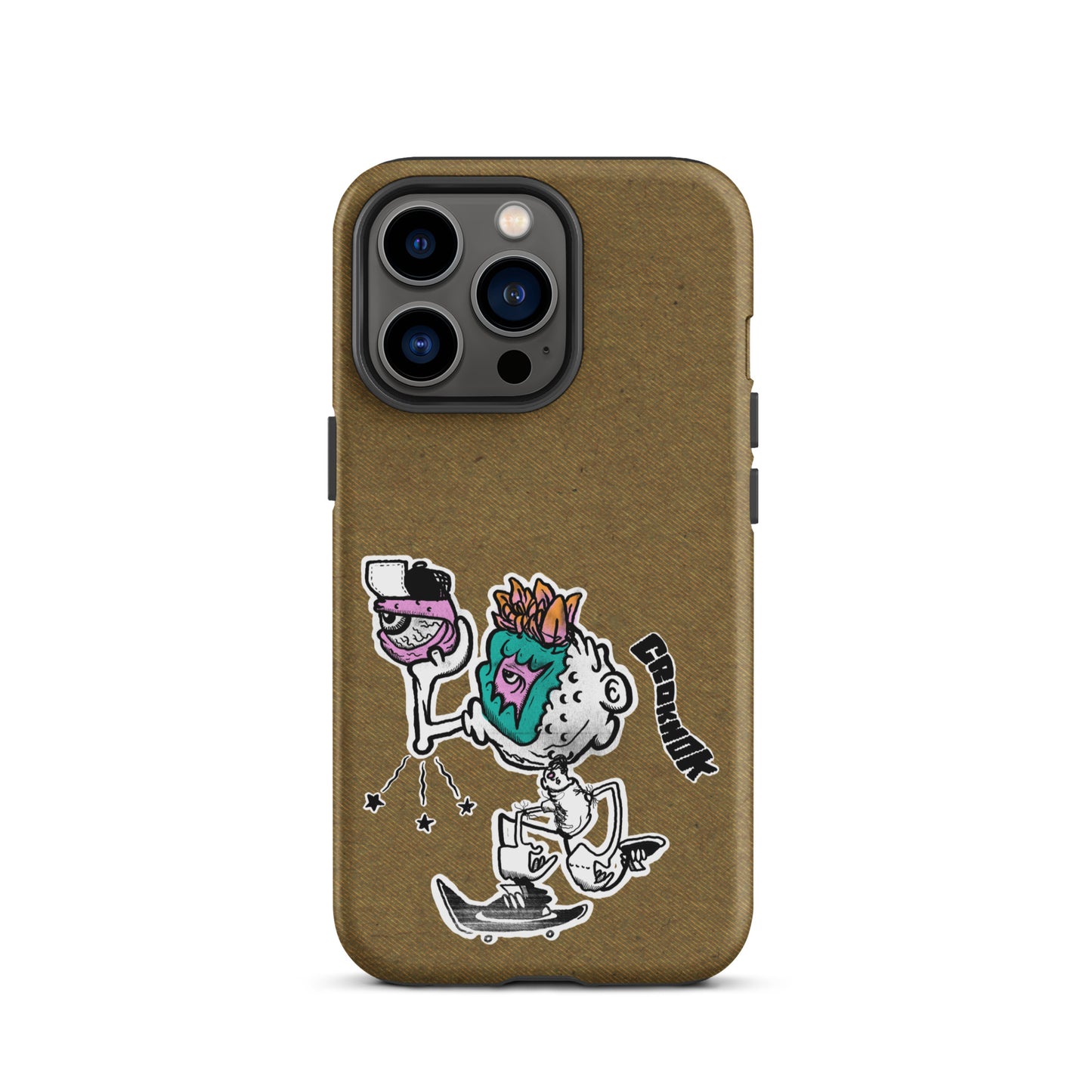 iPhone case - Skateboarding AS0025 Brown