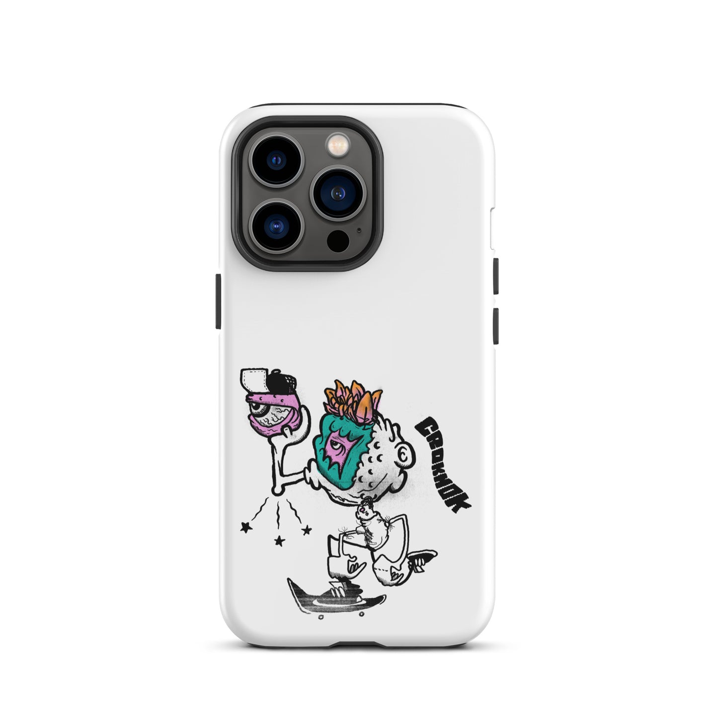 iPhone case - Skateboarding AS0025 White