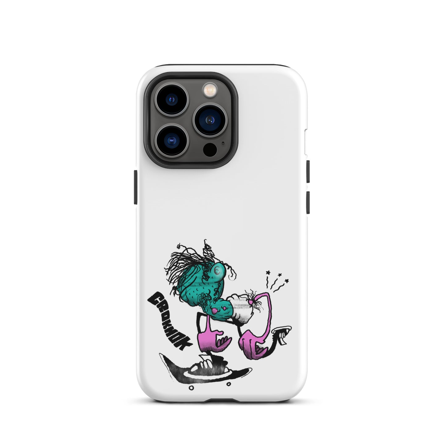 iPhone case - Skateboarding AS0028 White