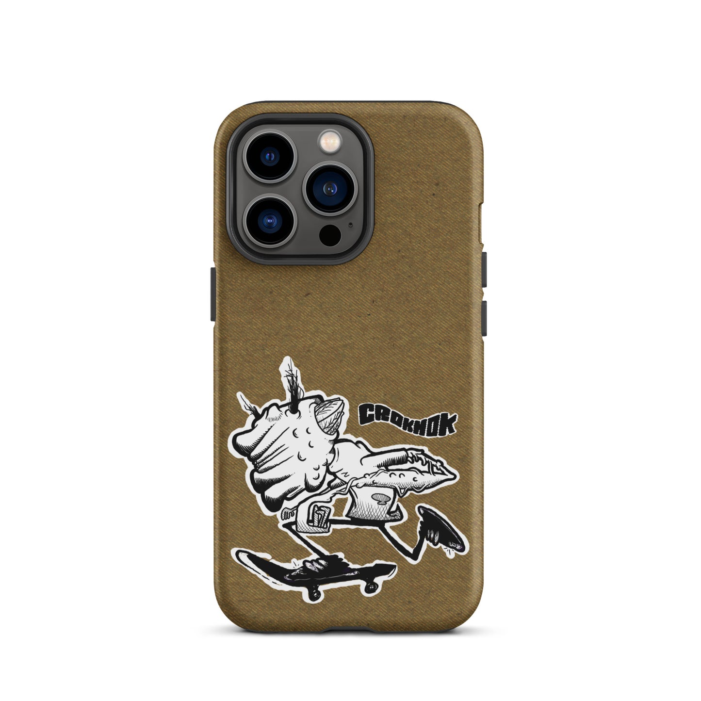 iPhone case - Skateboarding AS0036 Brown