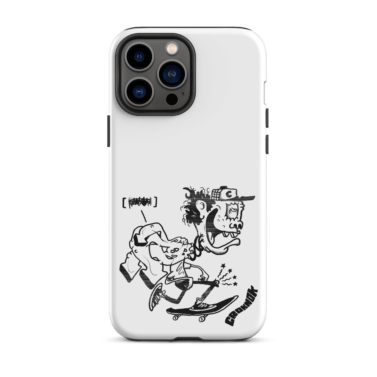 iPhone case - Skateboarding AS0017 White