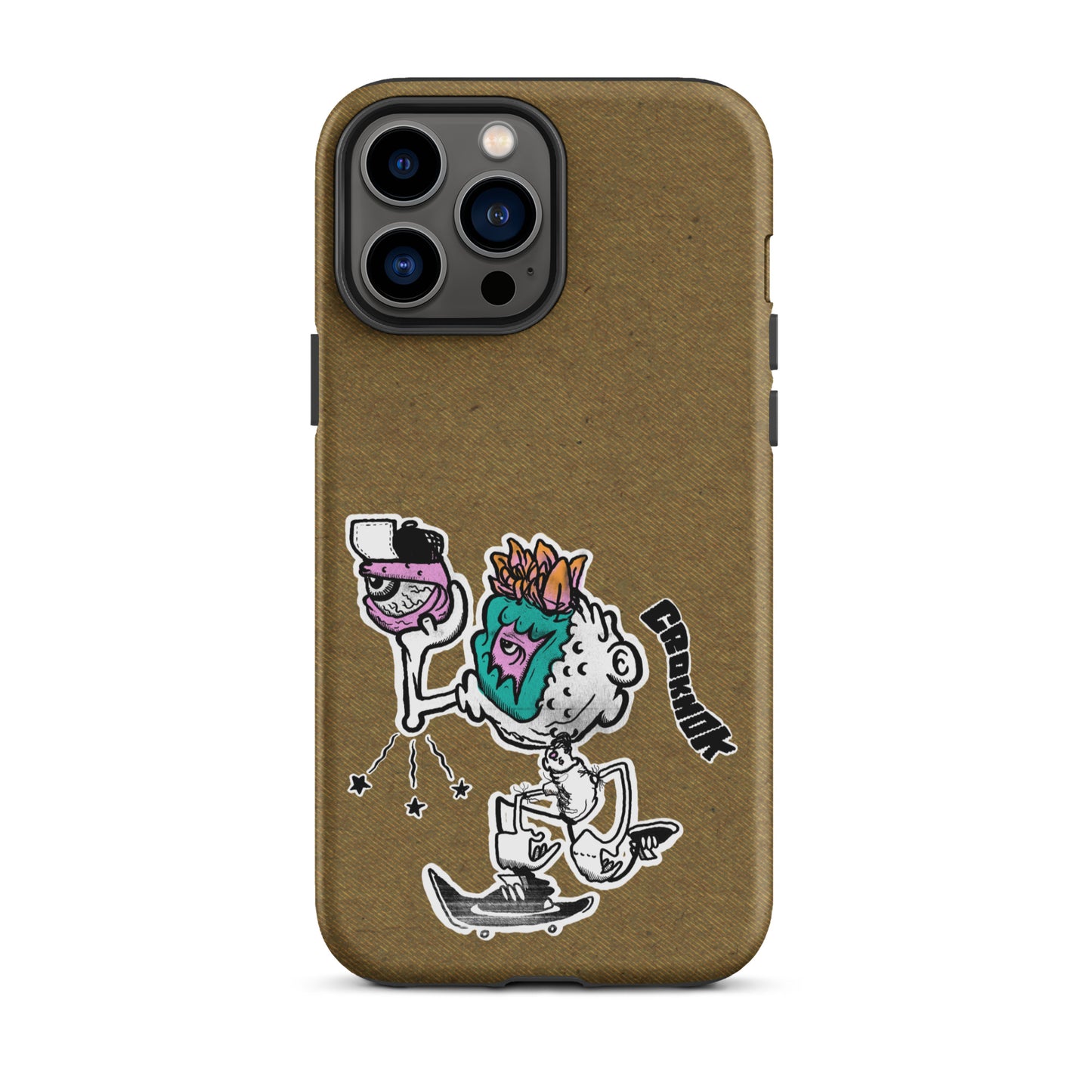 iPhone case - Skateboarding AS0025 Brown