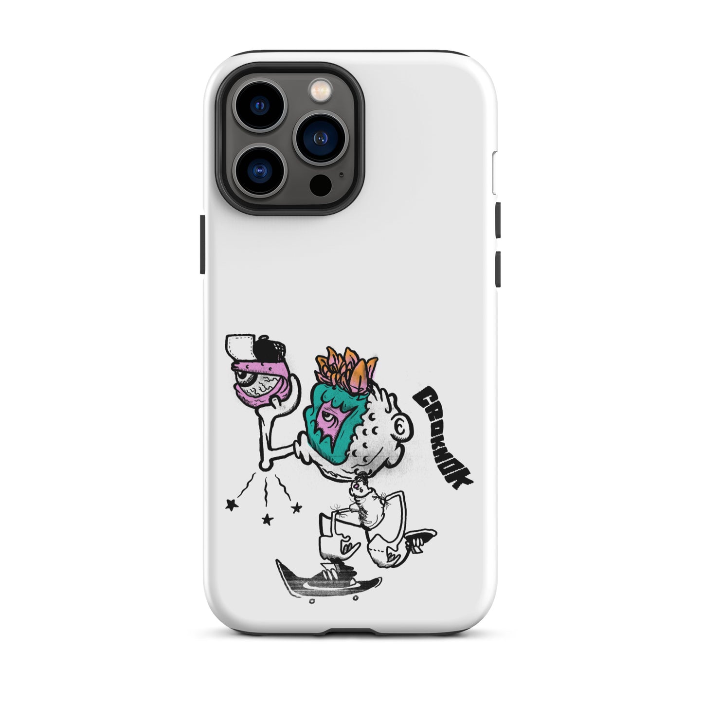 iPhone case - Skateboarding AS0025 White