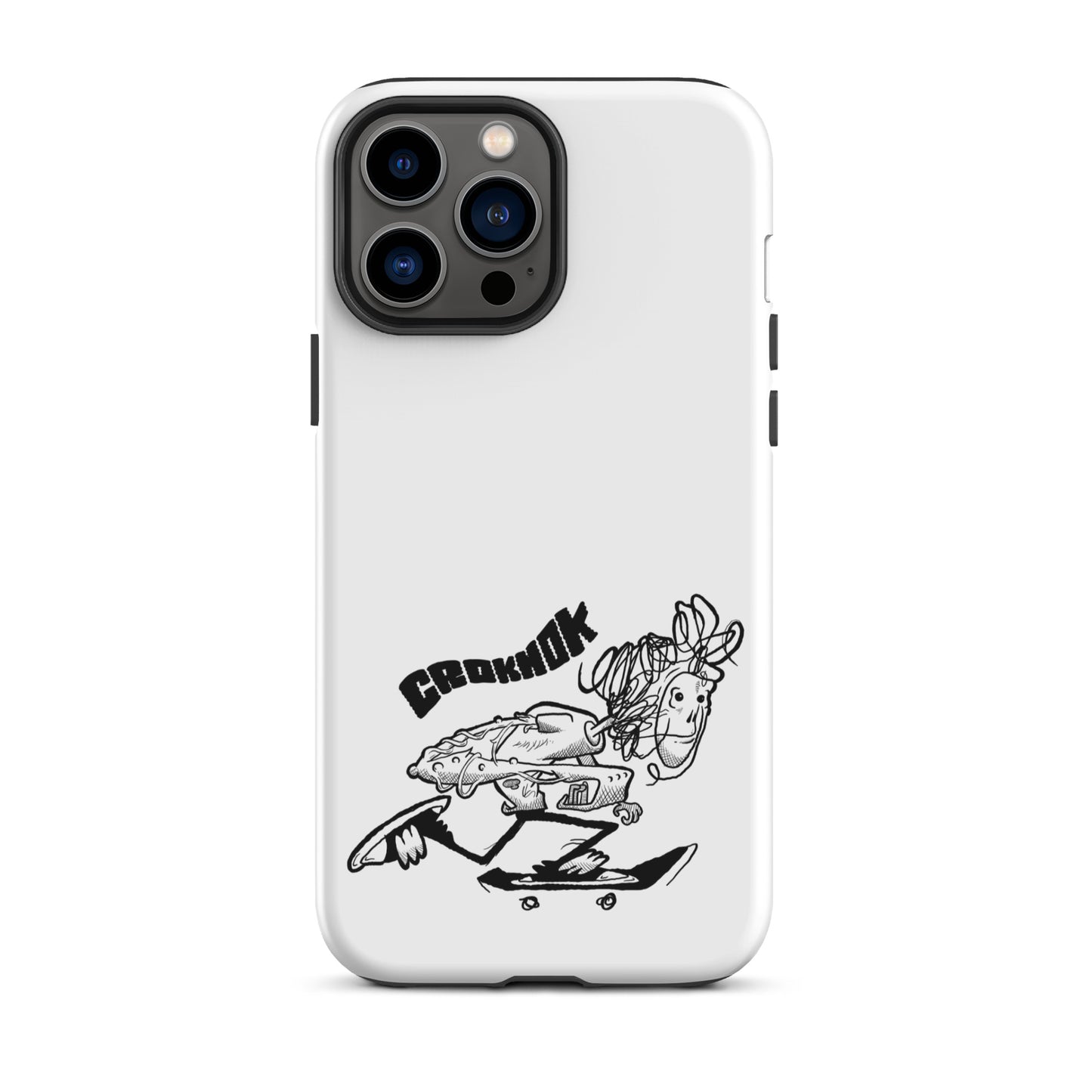 iPhone case - Skateboarding AS0039 White