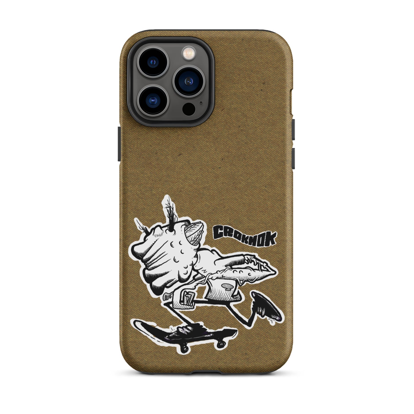 iPhone case - Skateboarding AS0036 Brown