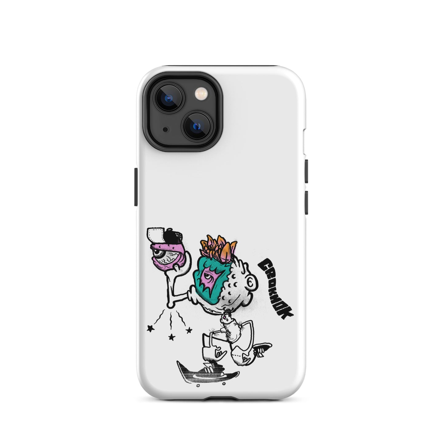 iPhone case - Skateboarding AS0025 White