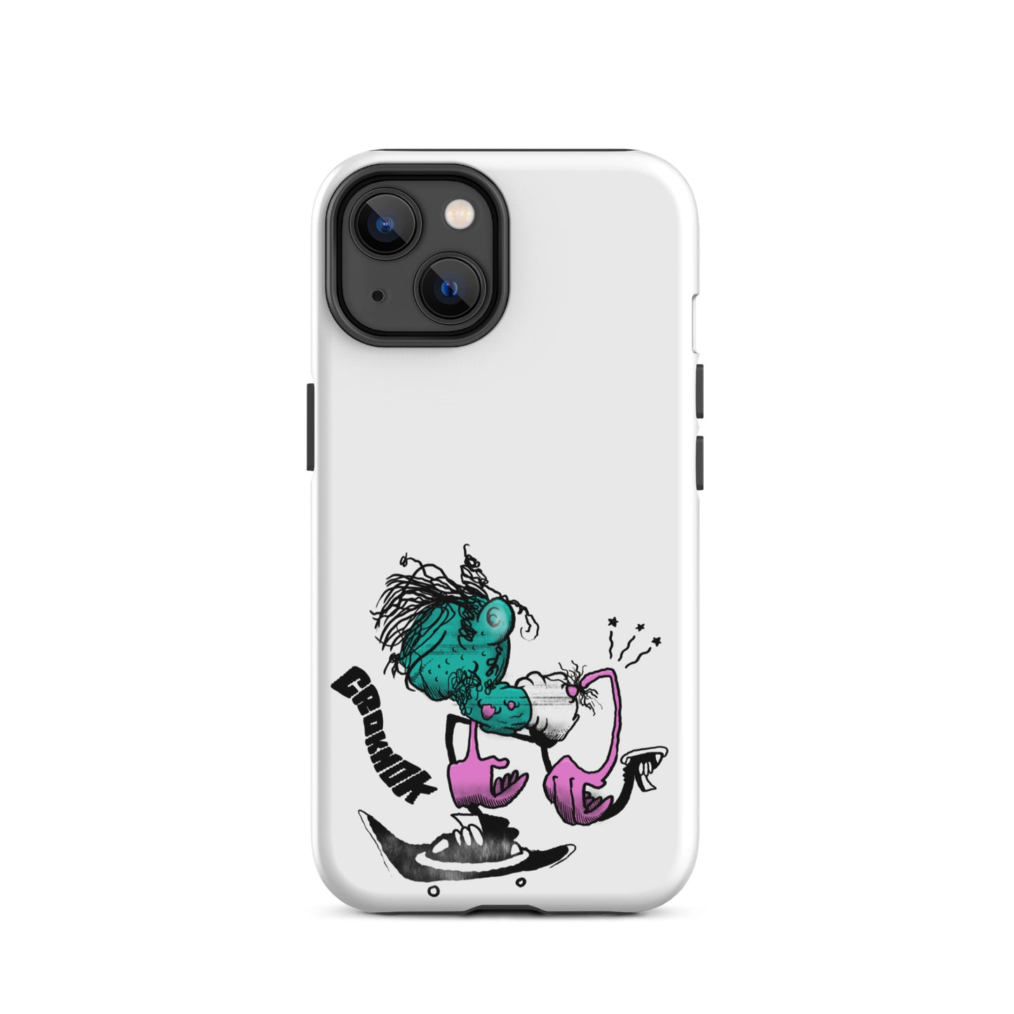 iPhone case - Skateboarding AS0028 White