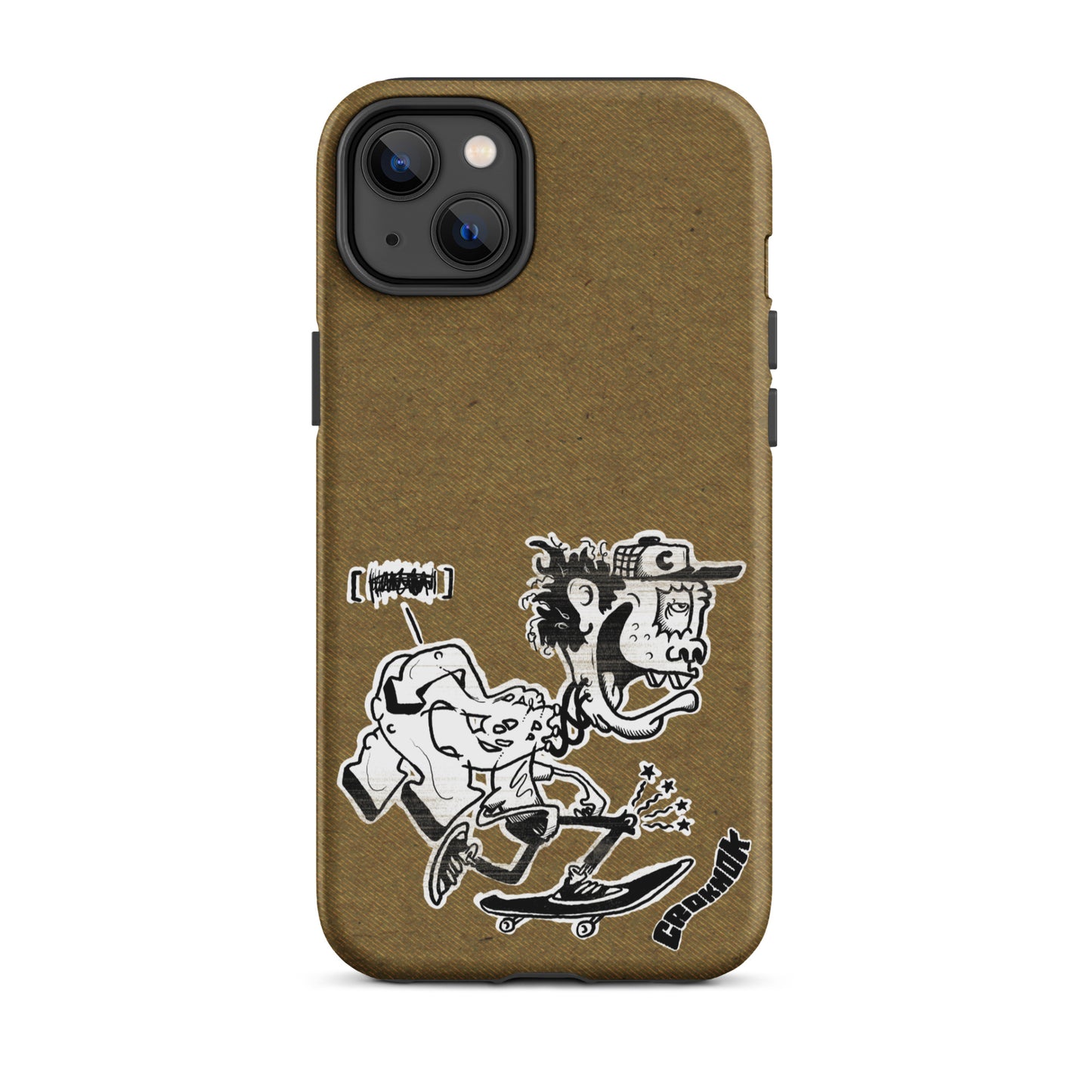 iPhone case - Skateboarding AS0017 Brown