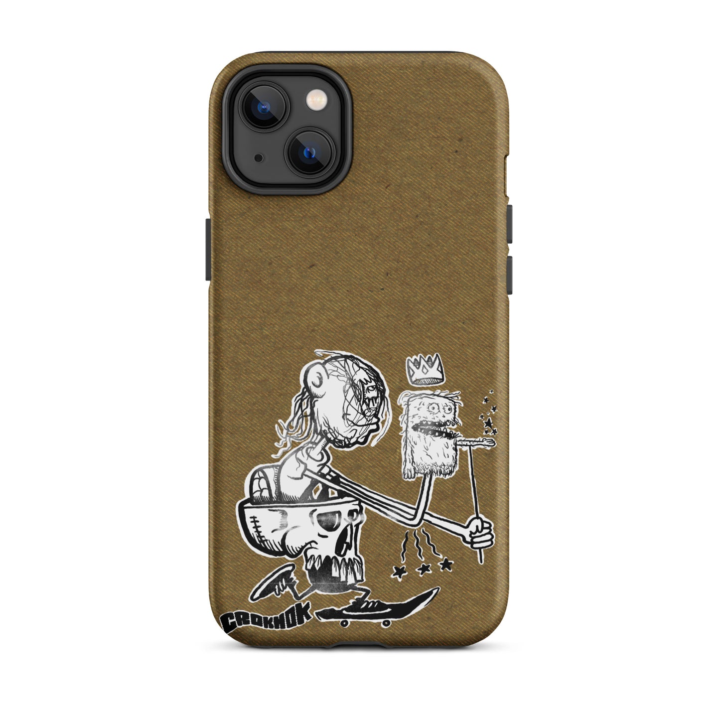 iPhone case - Skateboarding AS0019 Brown