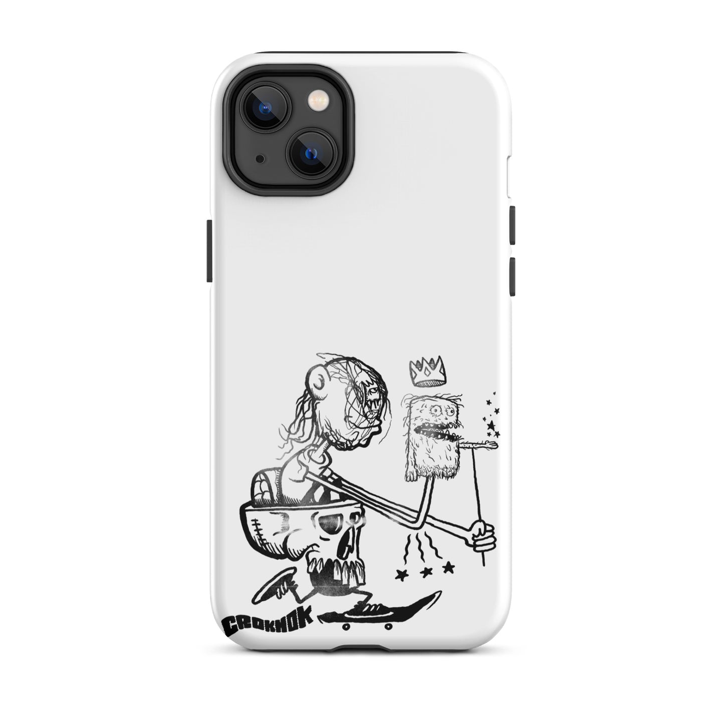 iPhone case - Skateboarding AS0019 White