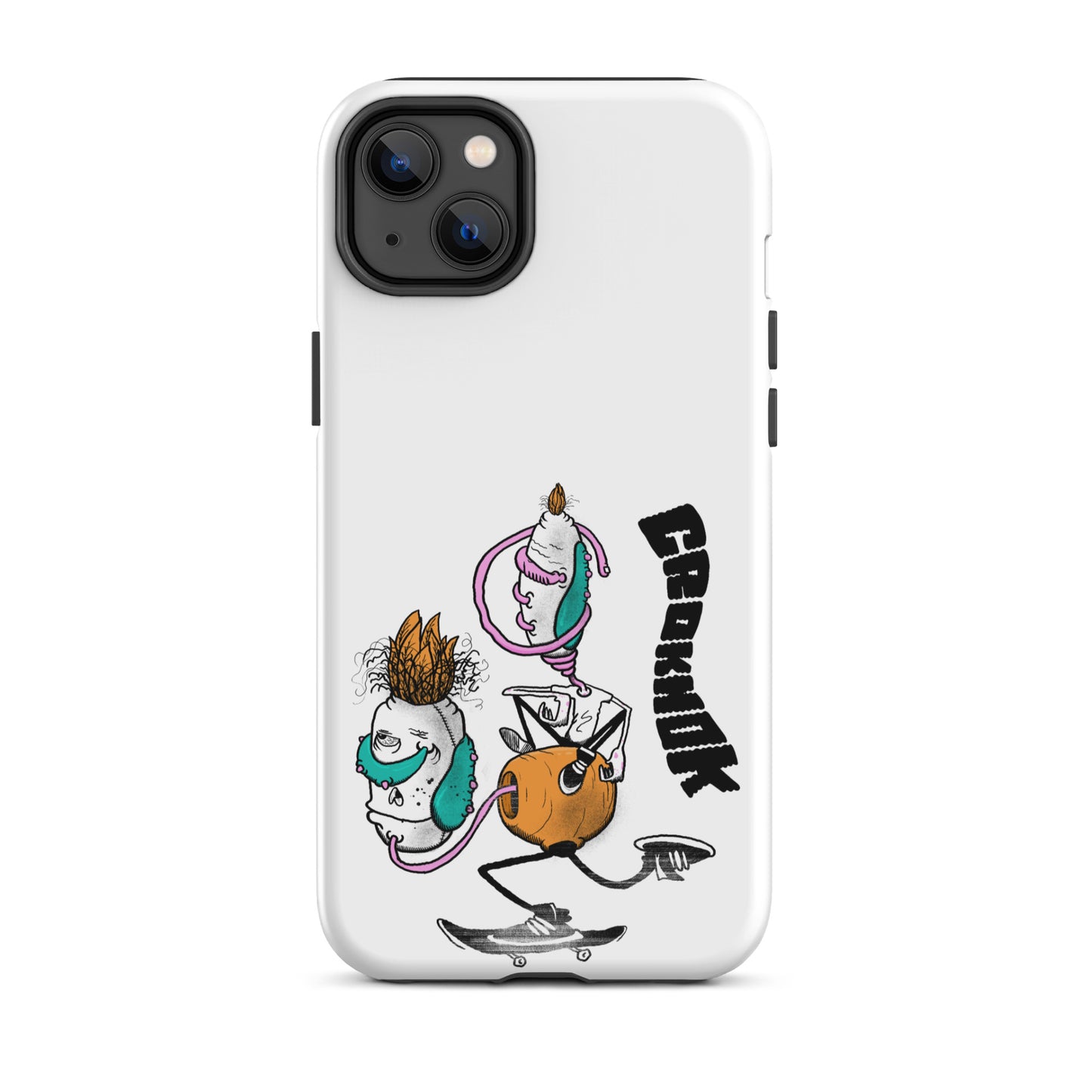 iPhone case - Skateboarding AS0025 White