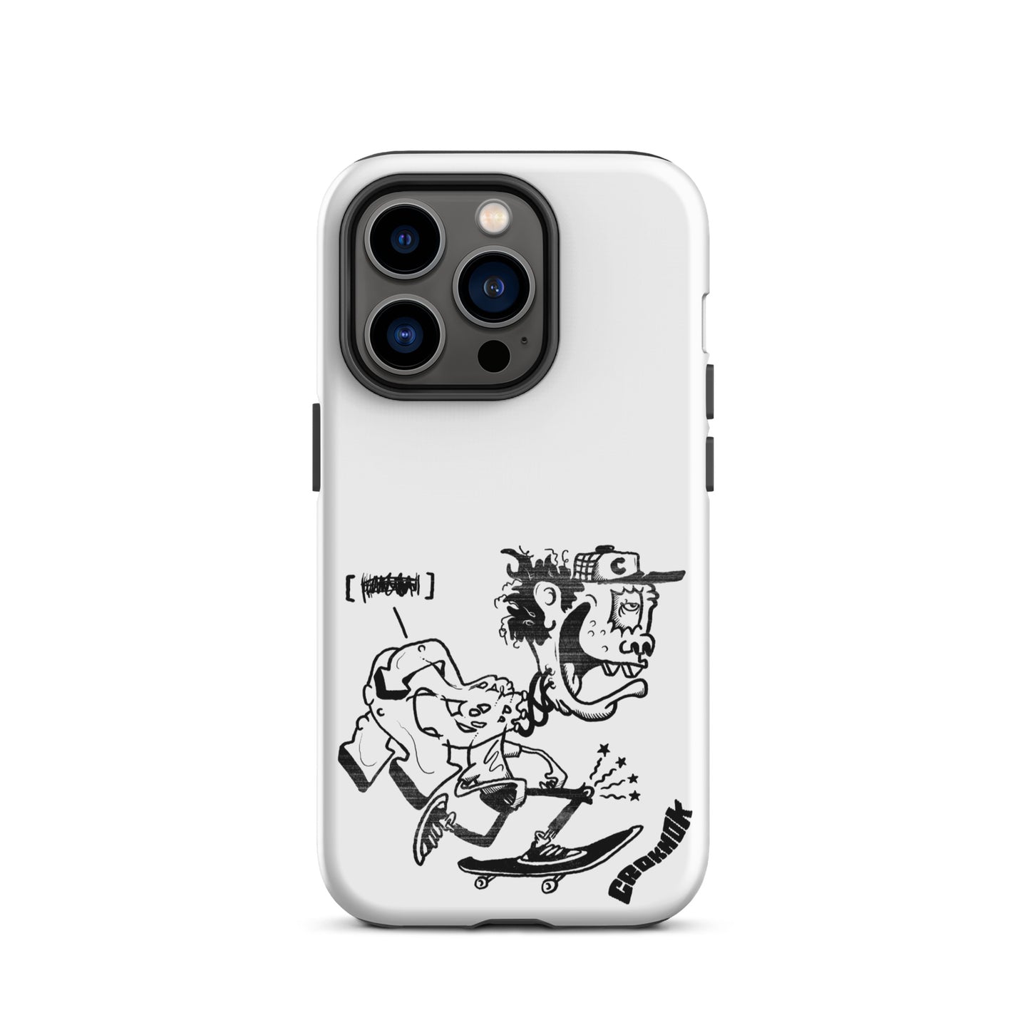 iPhone case - Skateboarding AS0017 White