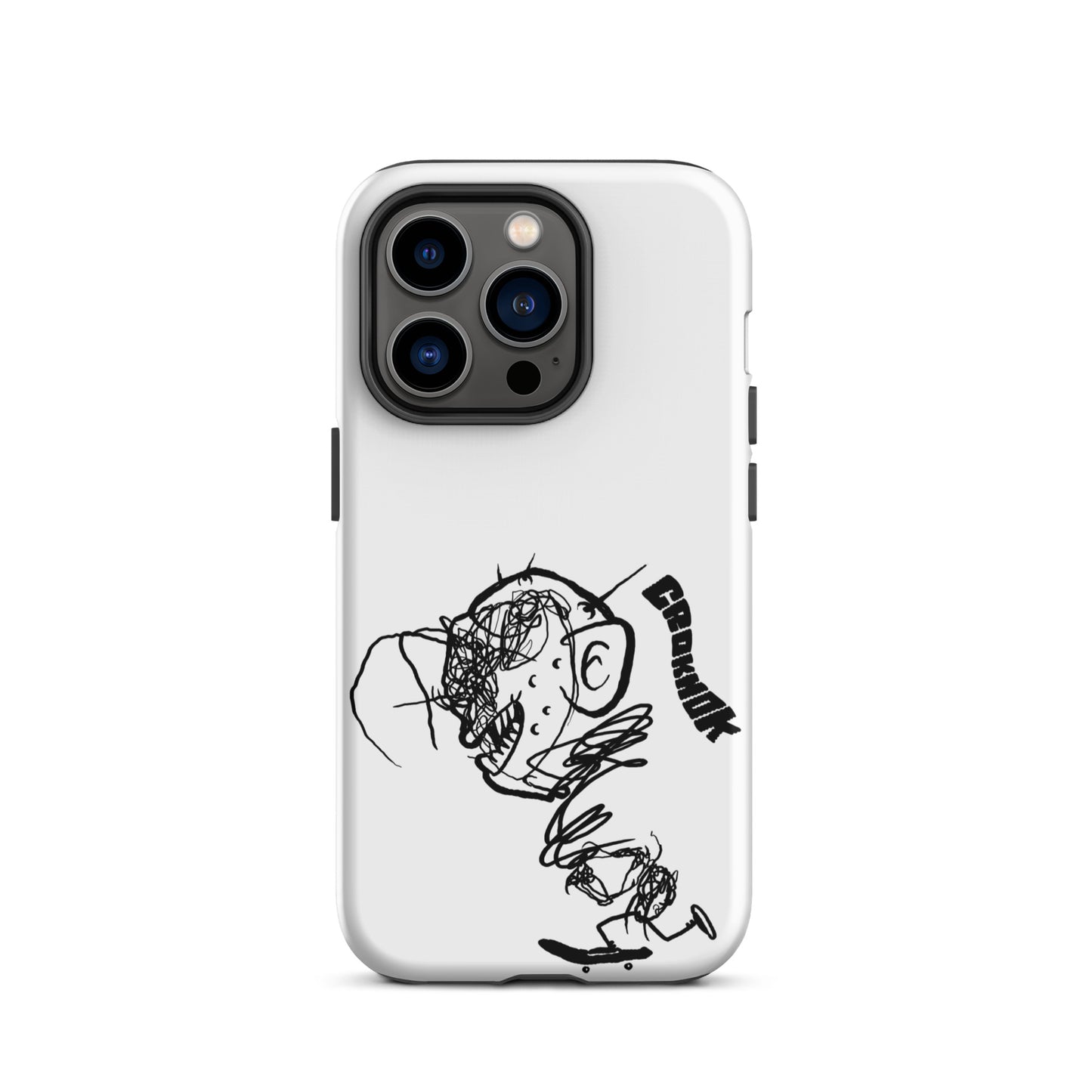 iPhone case - Skateboarding AS0021 White