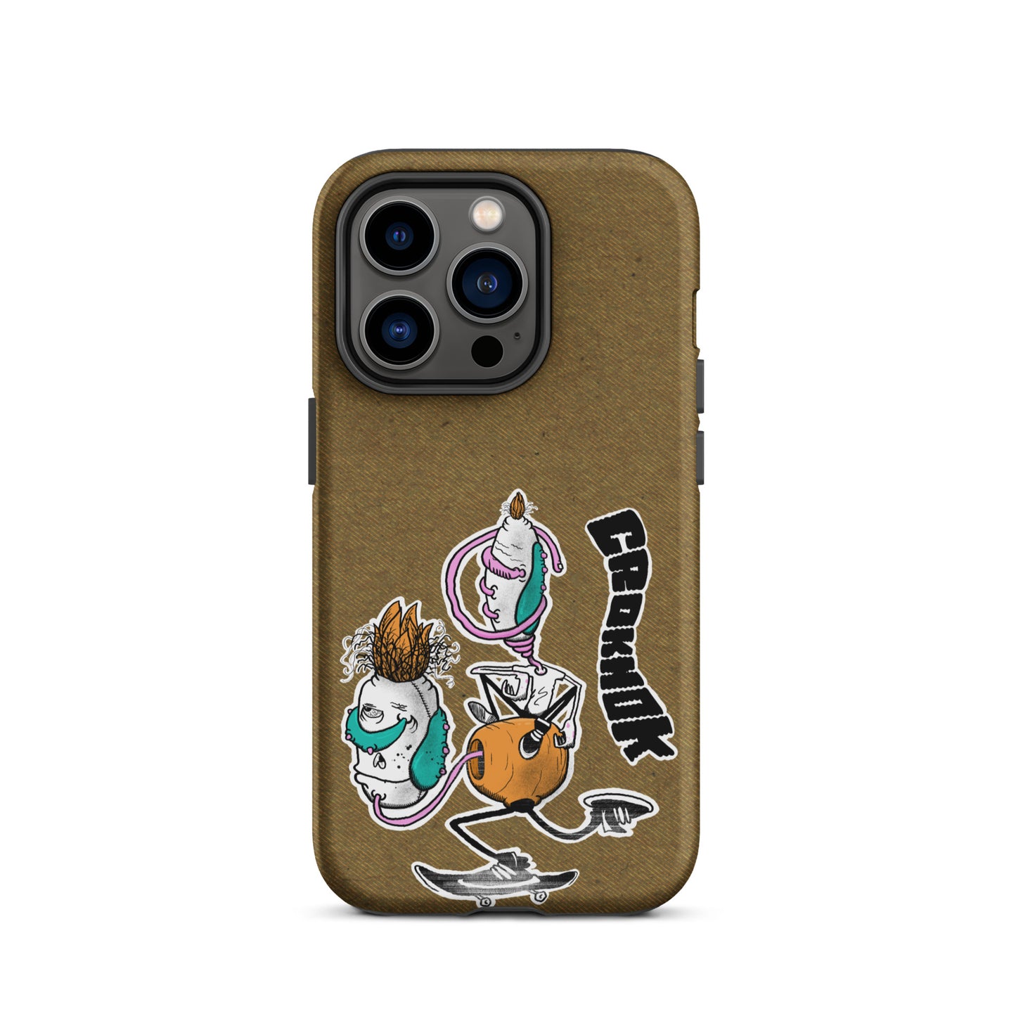 iPhone case - Skateboarding AS0025 Brown