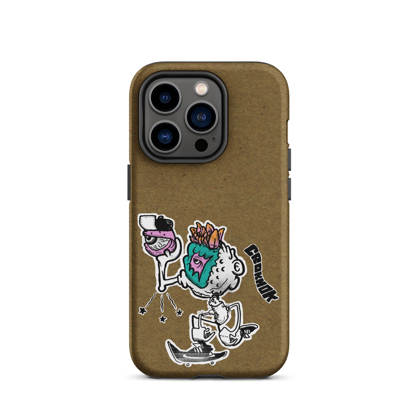 iPhone case - Skateboarding AS0025 Brown