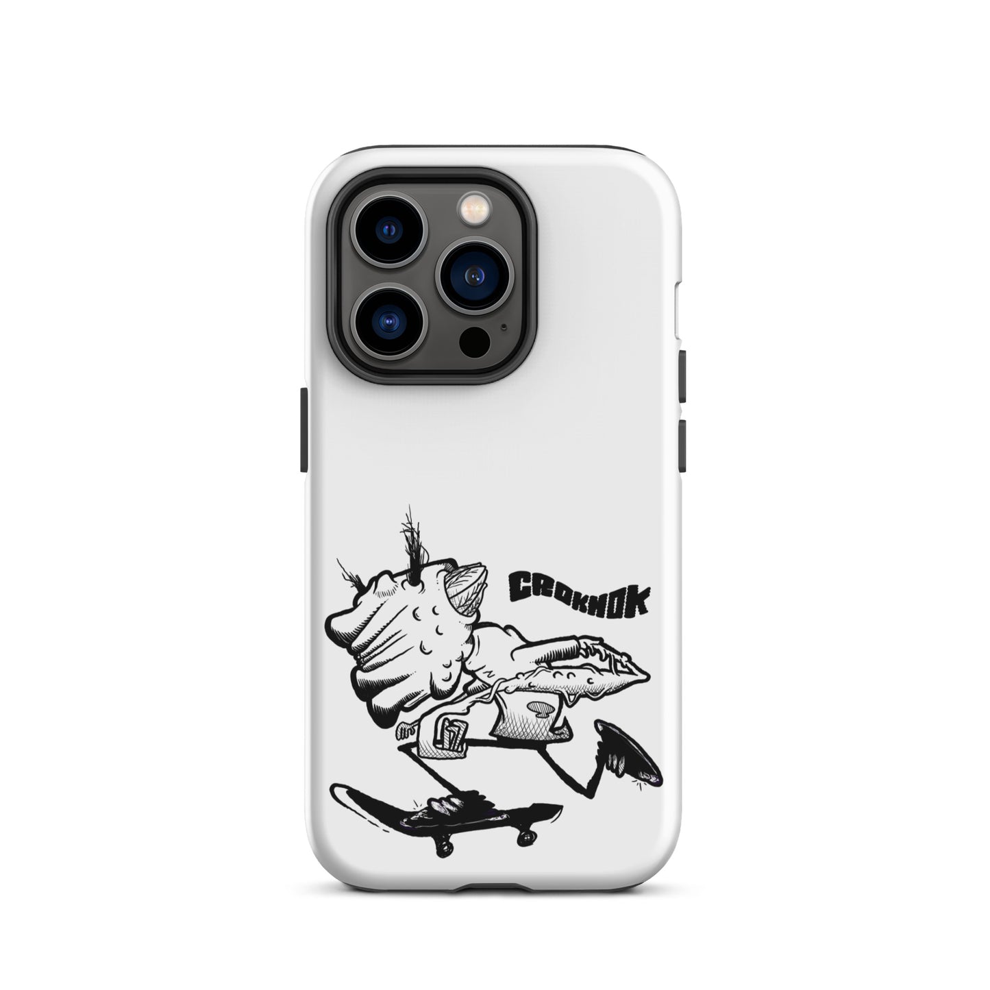 iPhone case - Skateboarding AS0036 White