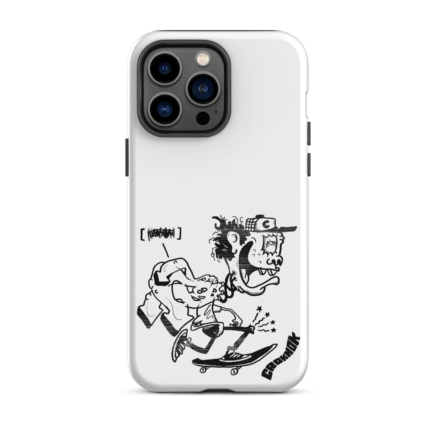 iPhone case - Skateboarding AS0017 White