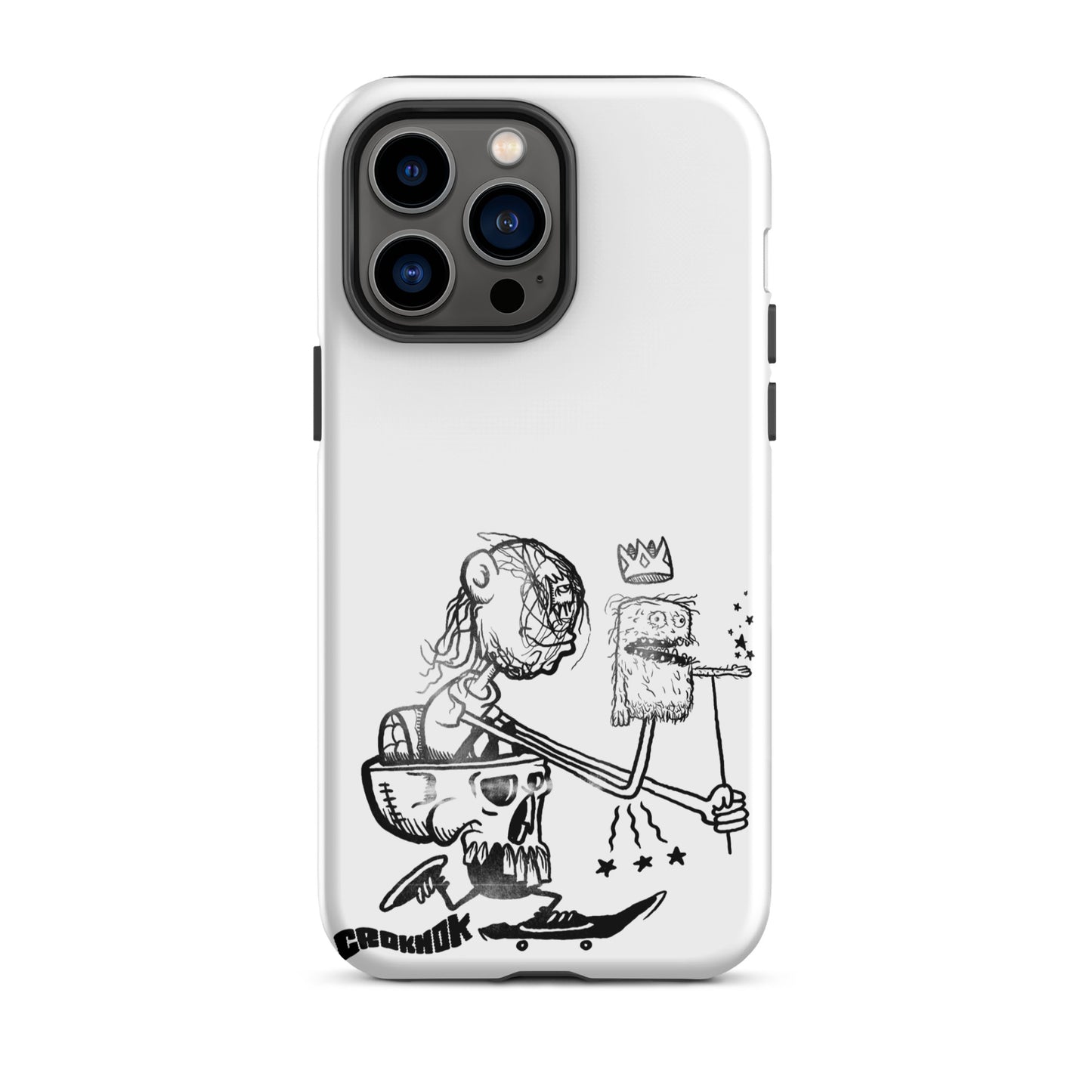 iPhone case - Skateboarding AS0019 White