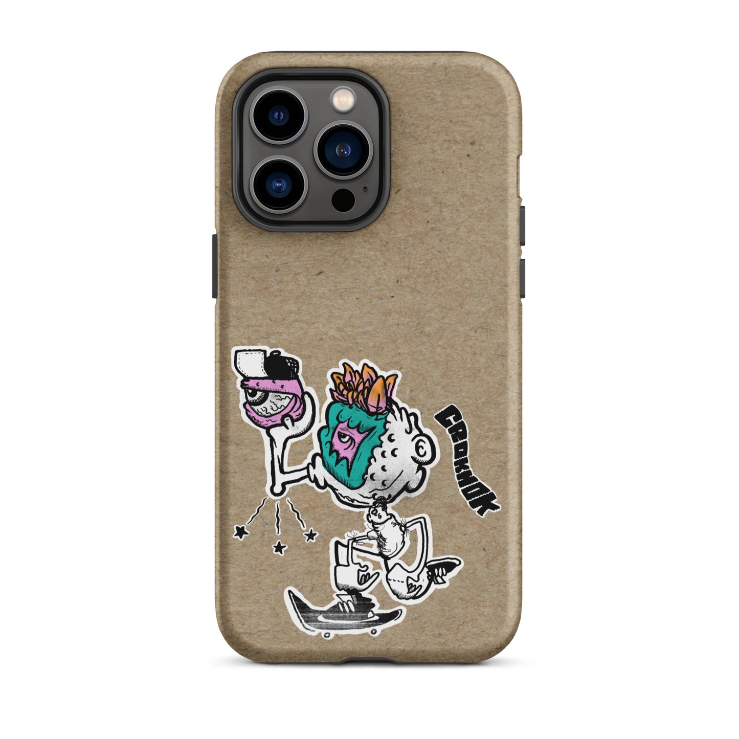 iPhone case - Skateboarding AS0025 Beigh