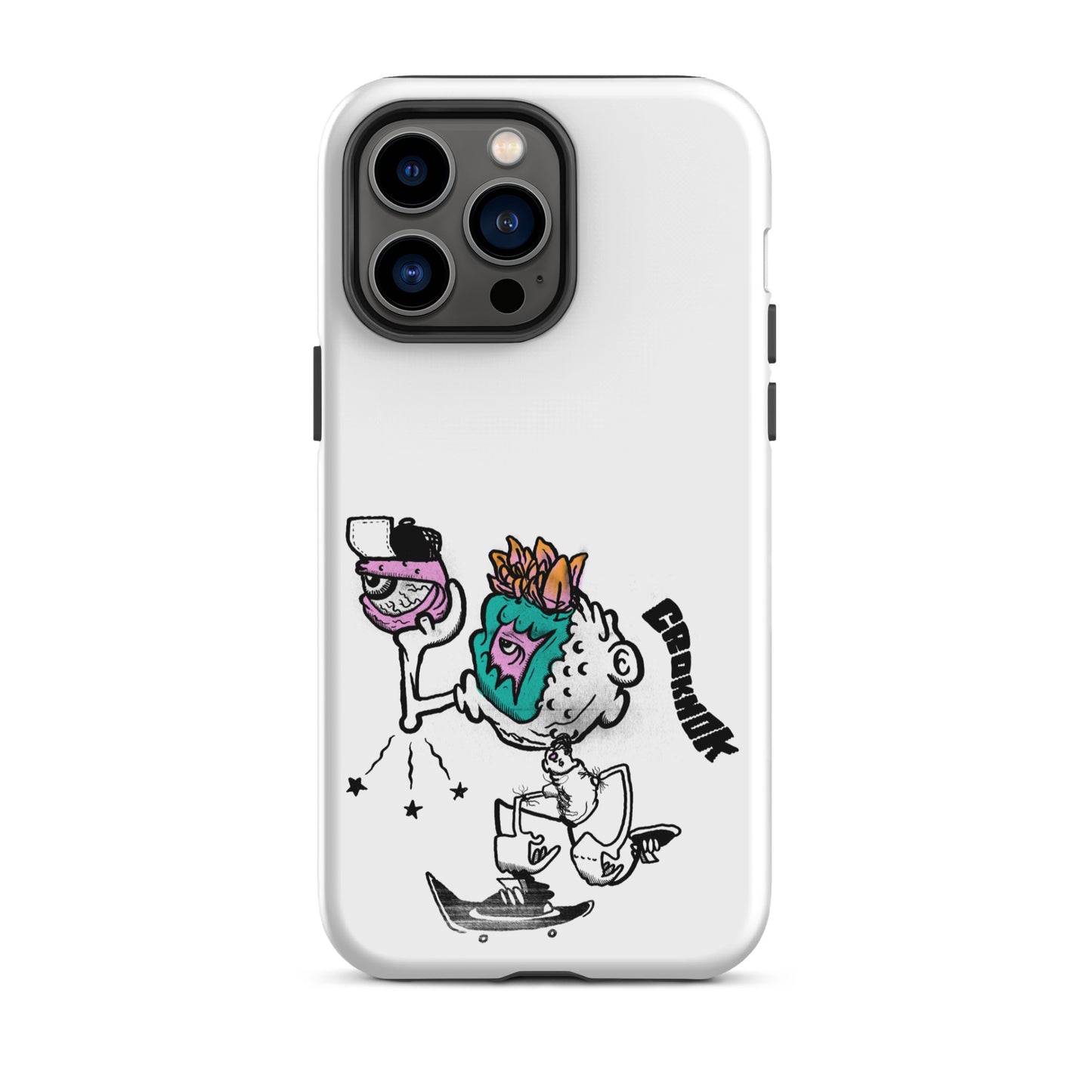 iPhone case - Skateboarding AS0025 White