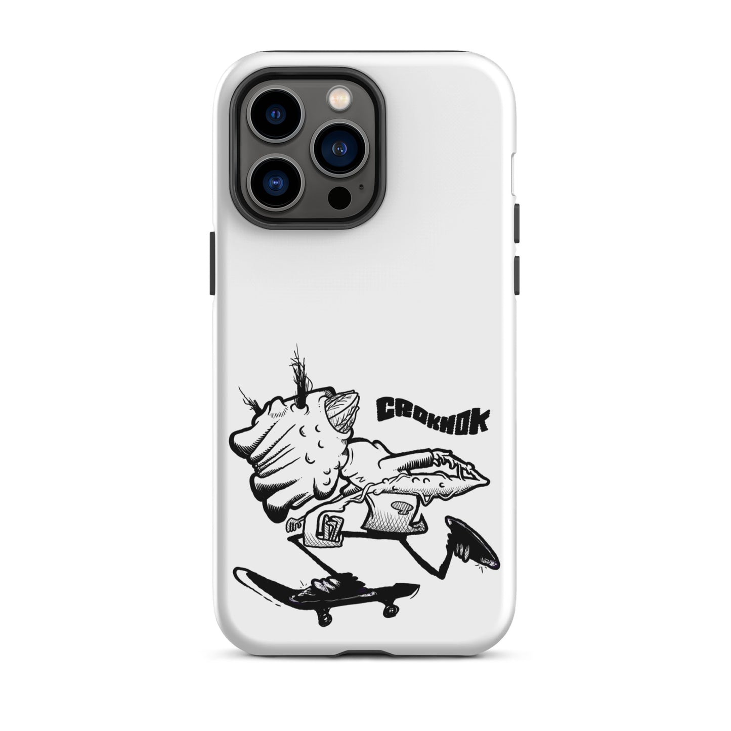 iPhone case - Skateboarding AS0036 White