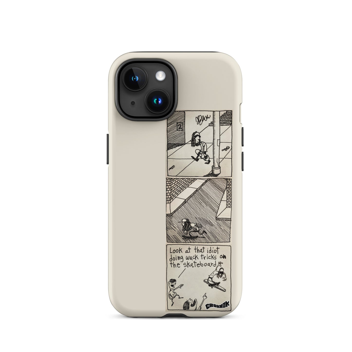 iphone case - skateboarding comics 2308