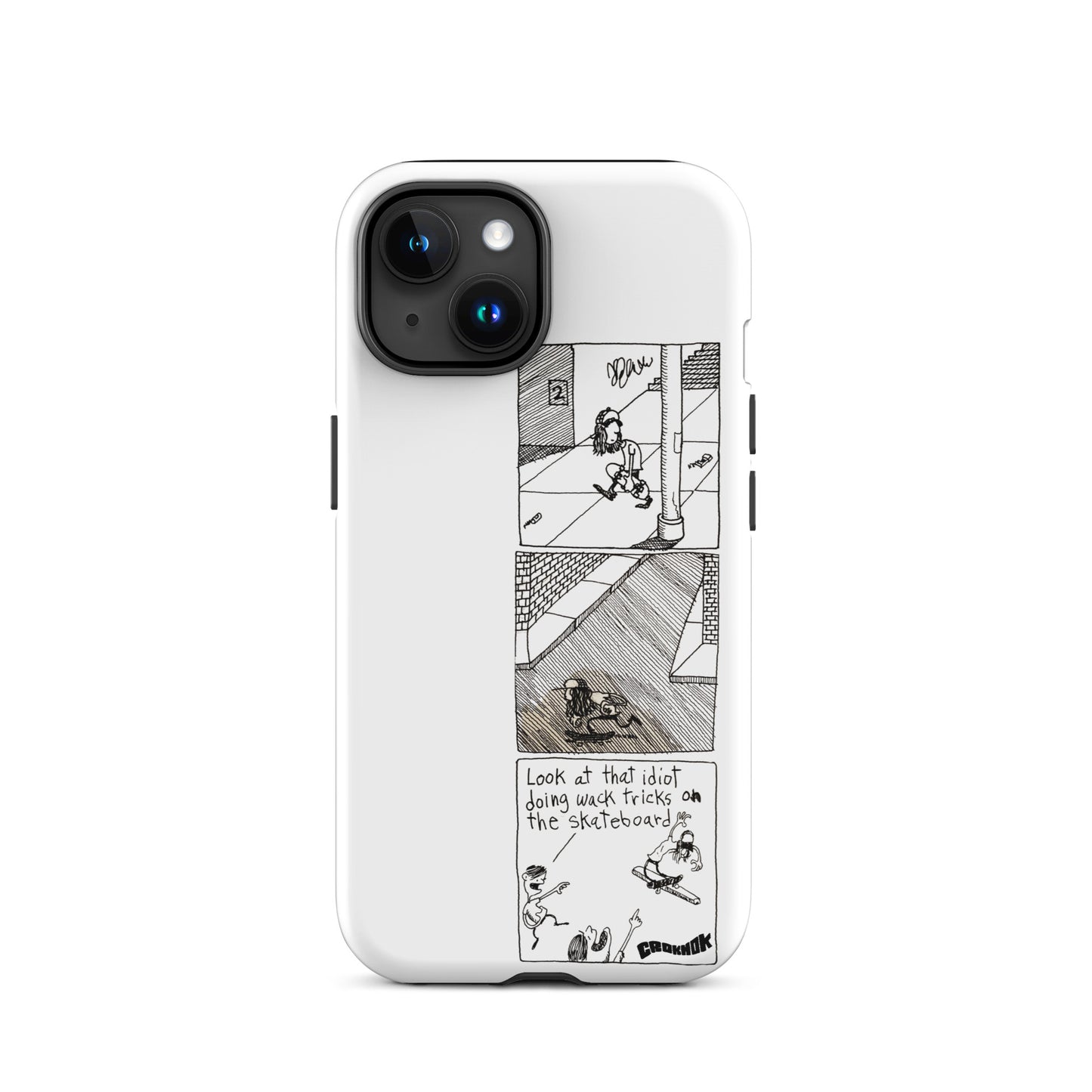 iphone case - skateboarding comics 2308