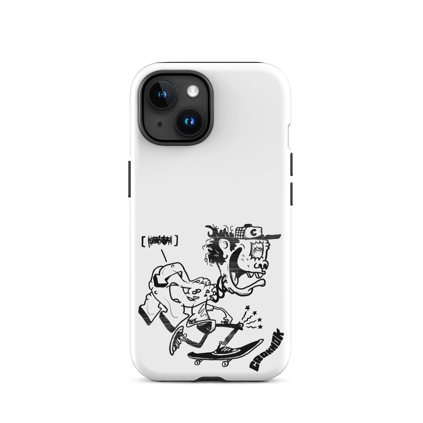 iPhone case - Skateboarding AS0017 White