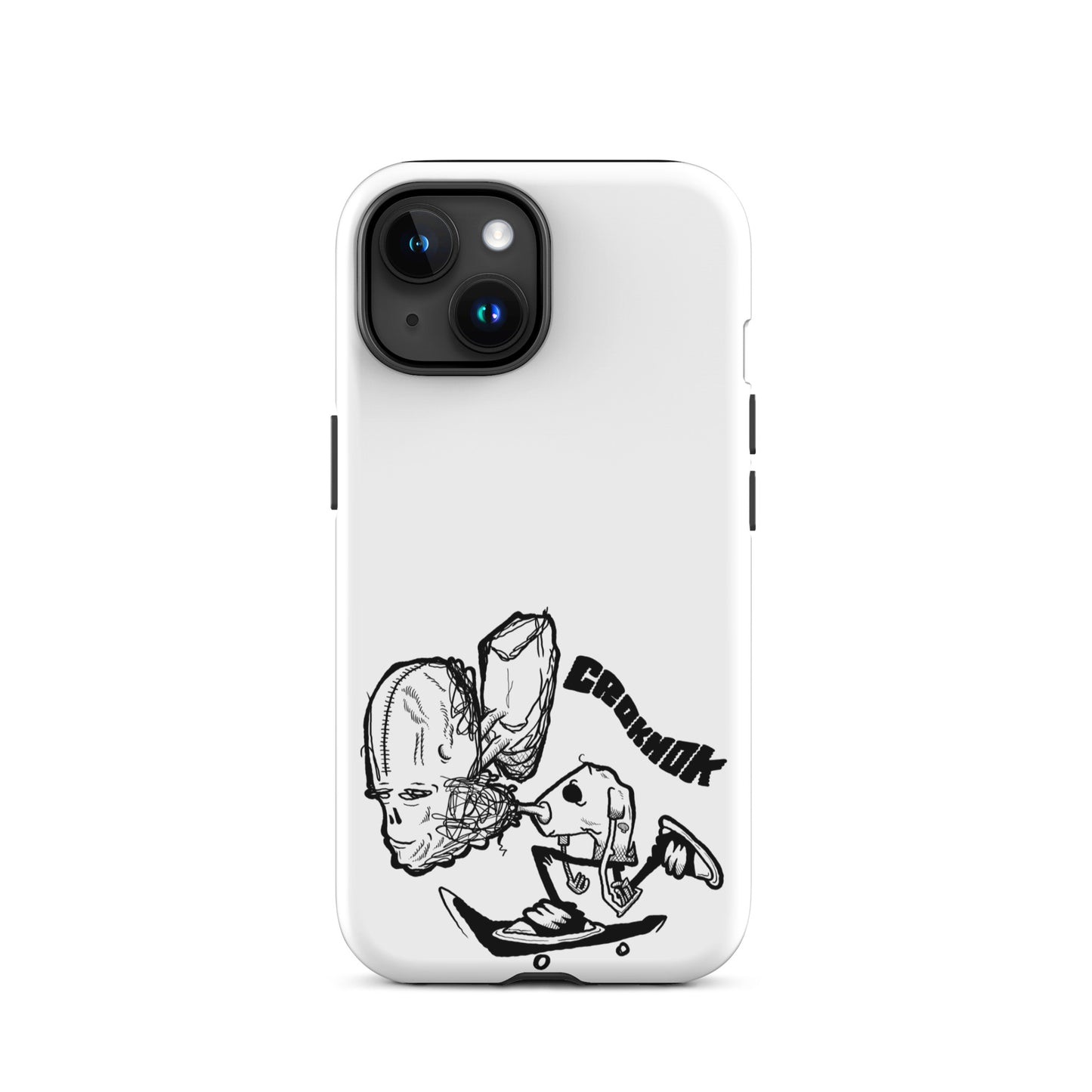 iPhone case - Skateboarding AS0037 White