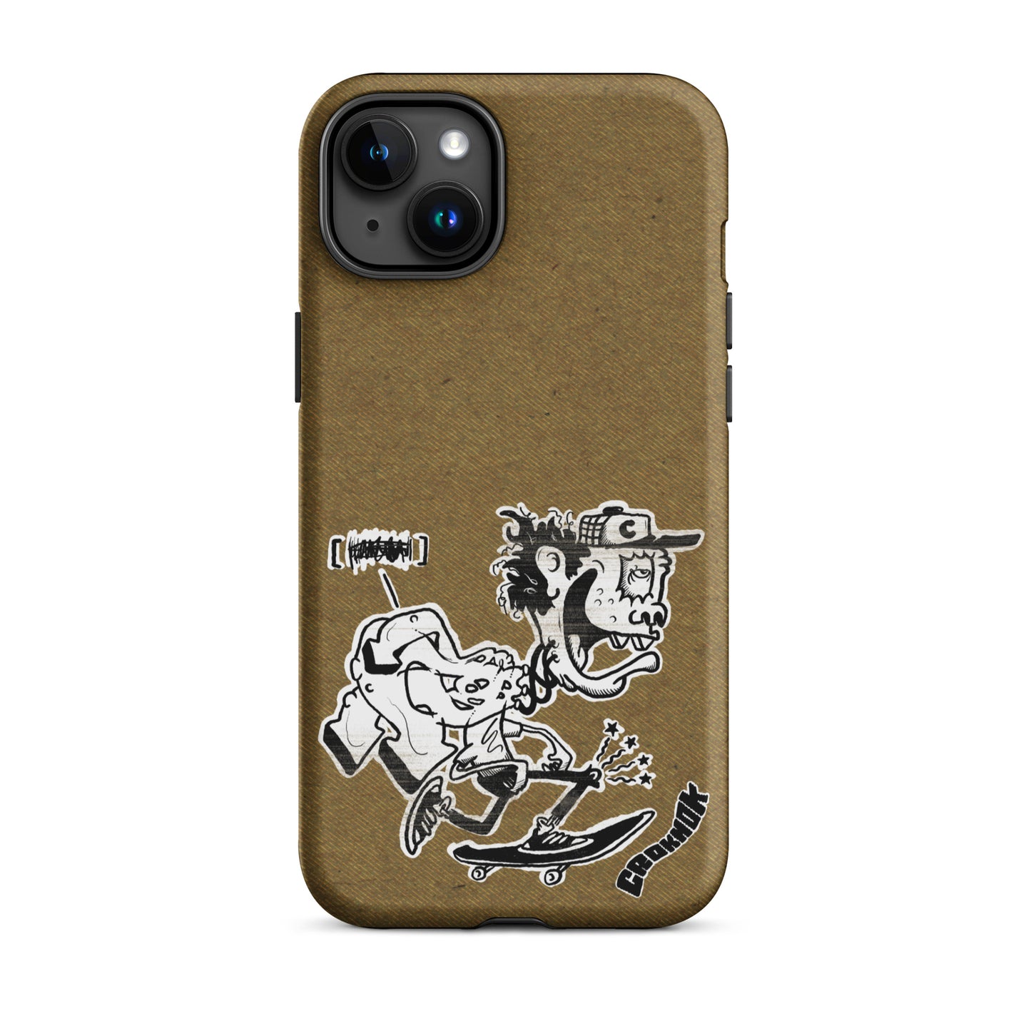 iPhone case - Skateboarding AS0017 Brown