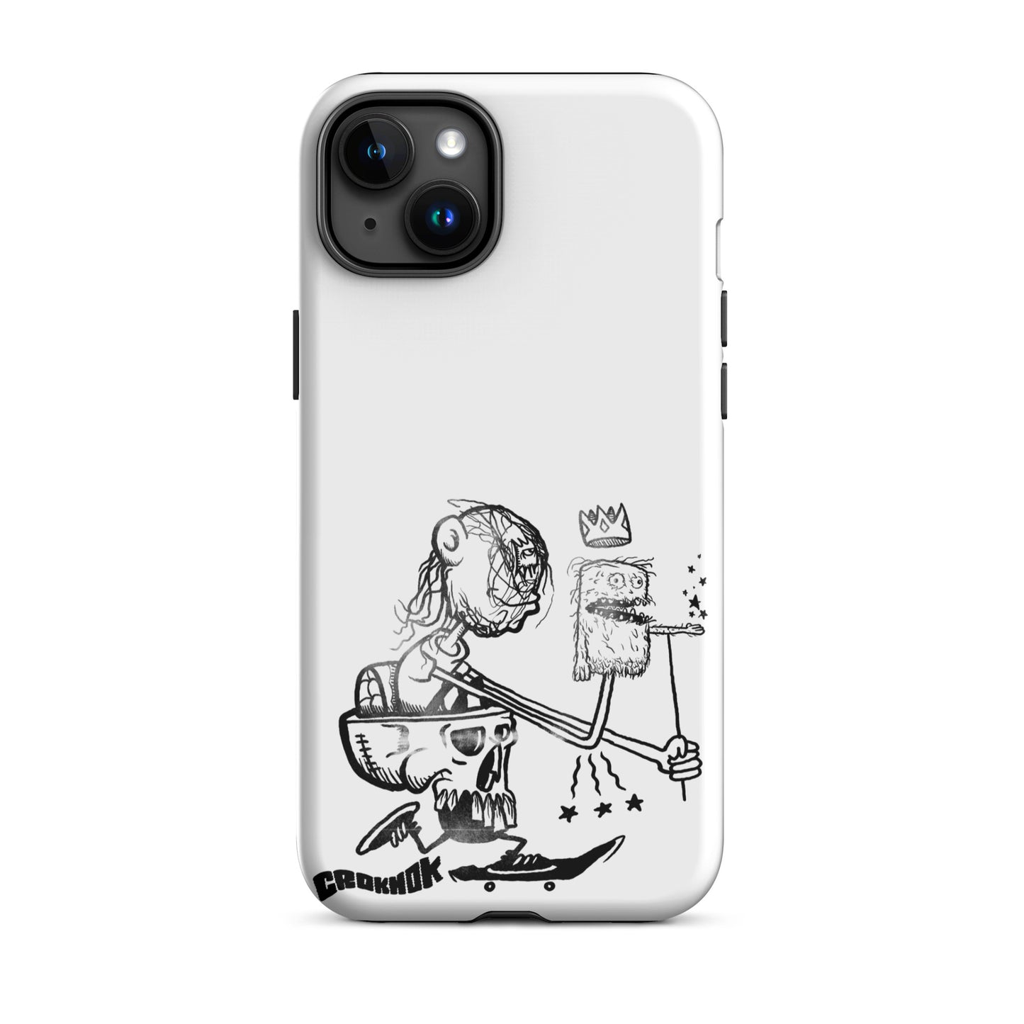 iPhone case - Skateboarding AS0019 White