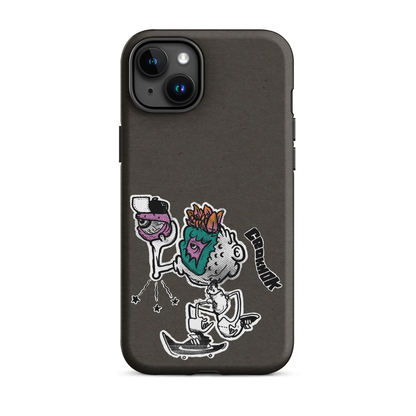 iPhone case - Skateboarding AS0025 grey