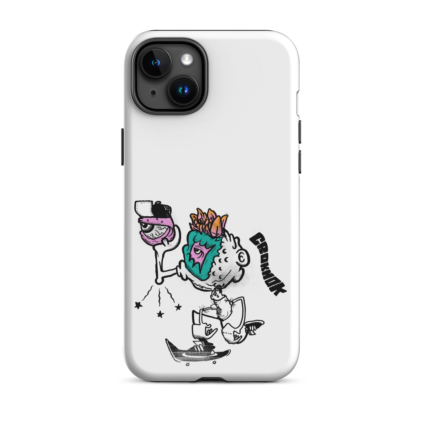 iPhone case - Skateboarding AS0025 White