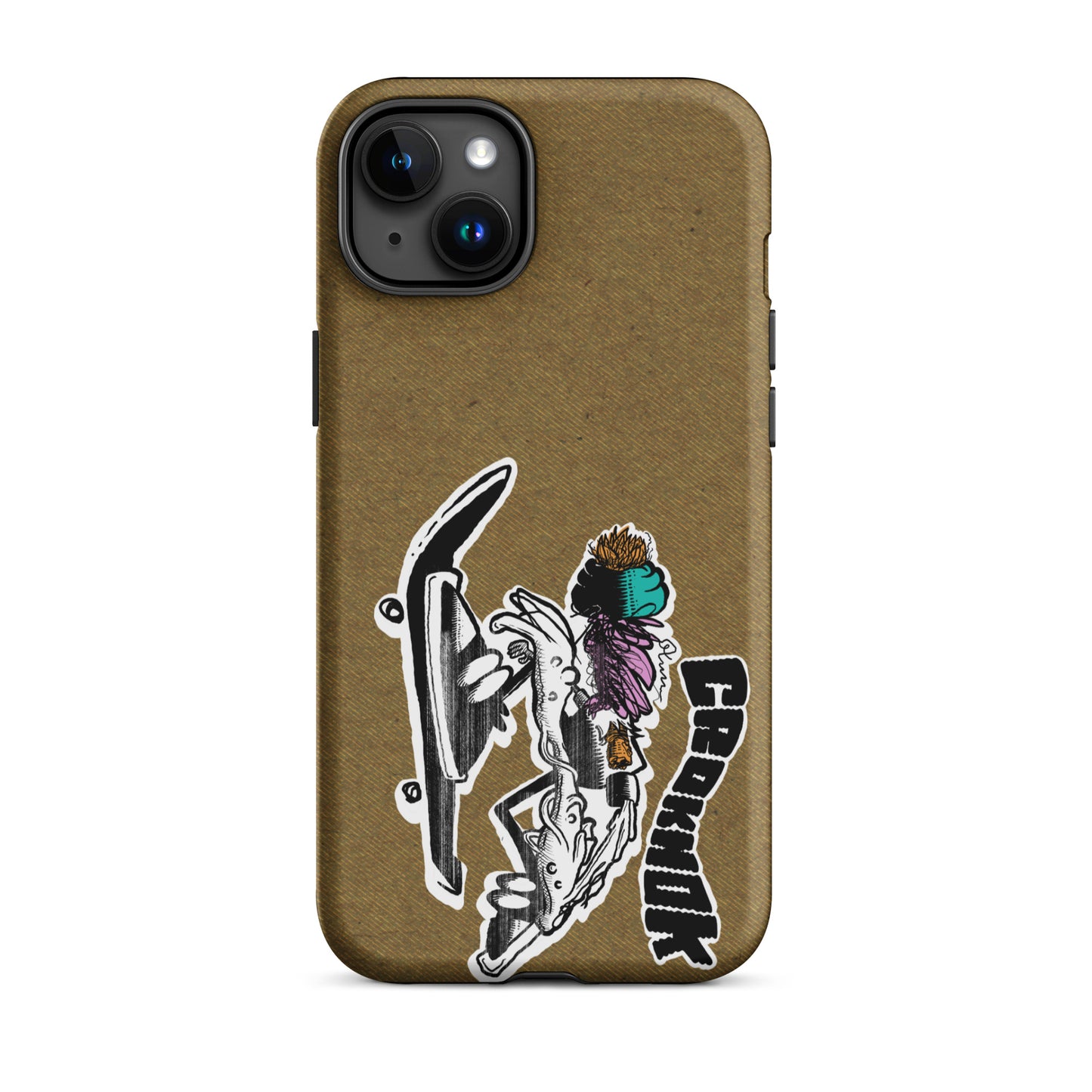 iPhone case - Skateboarding AS0035 Brown