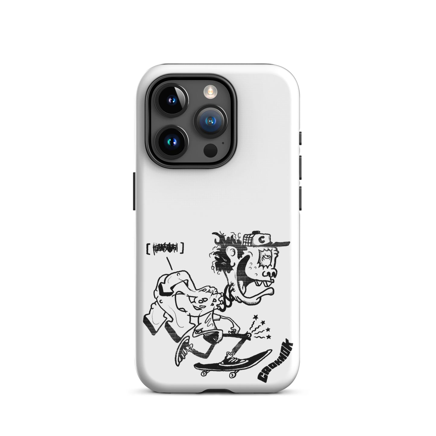 iPhone case - Skateboarding AS0017 White