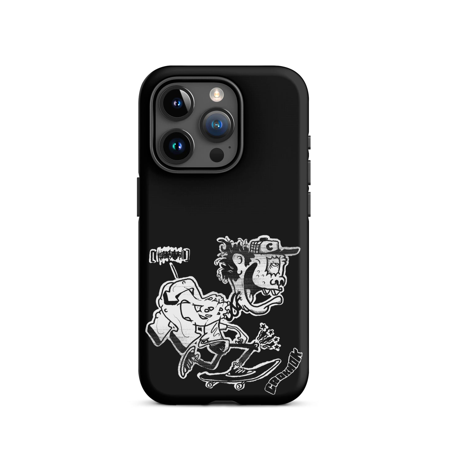 iPhone case - Skateboarding AS0017 Black