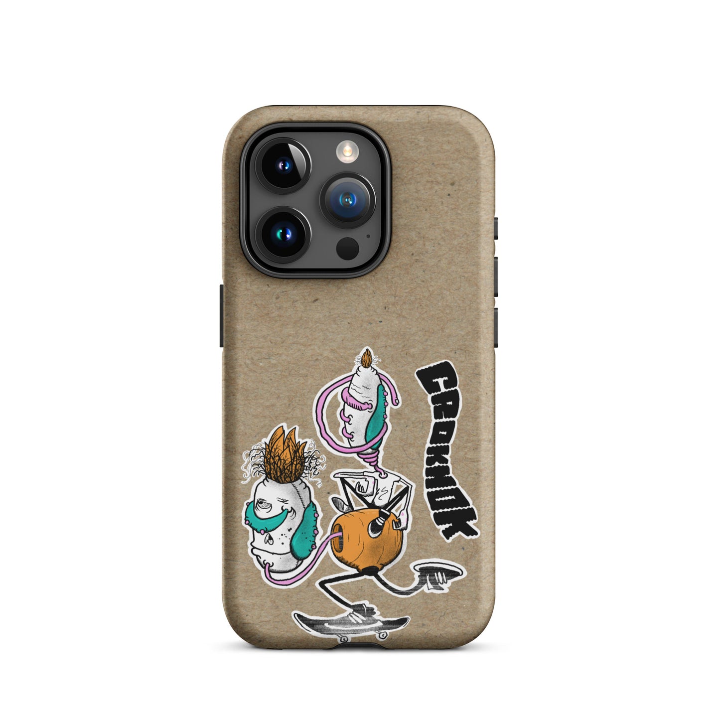 iPhone case - Skateboarding AS0025 beigh