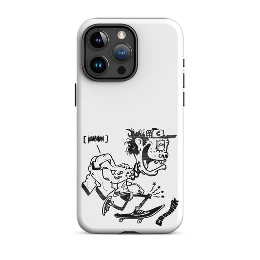 iPhone case - Skateboarding AS0017 White