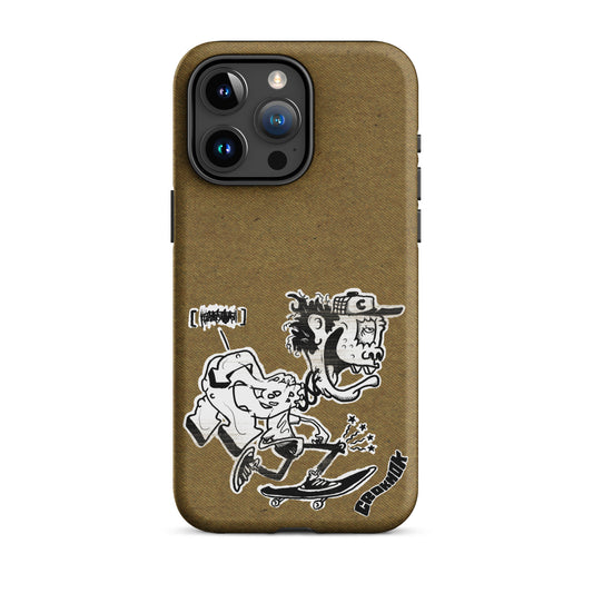 iPhone case - Skateboarding AS0017 Brown