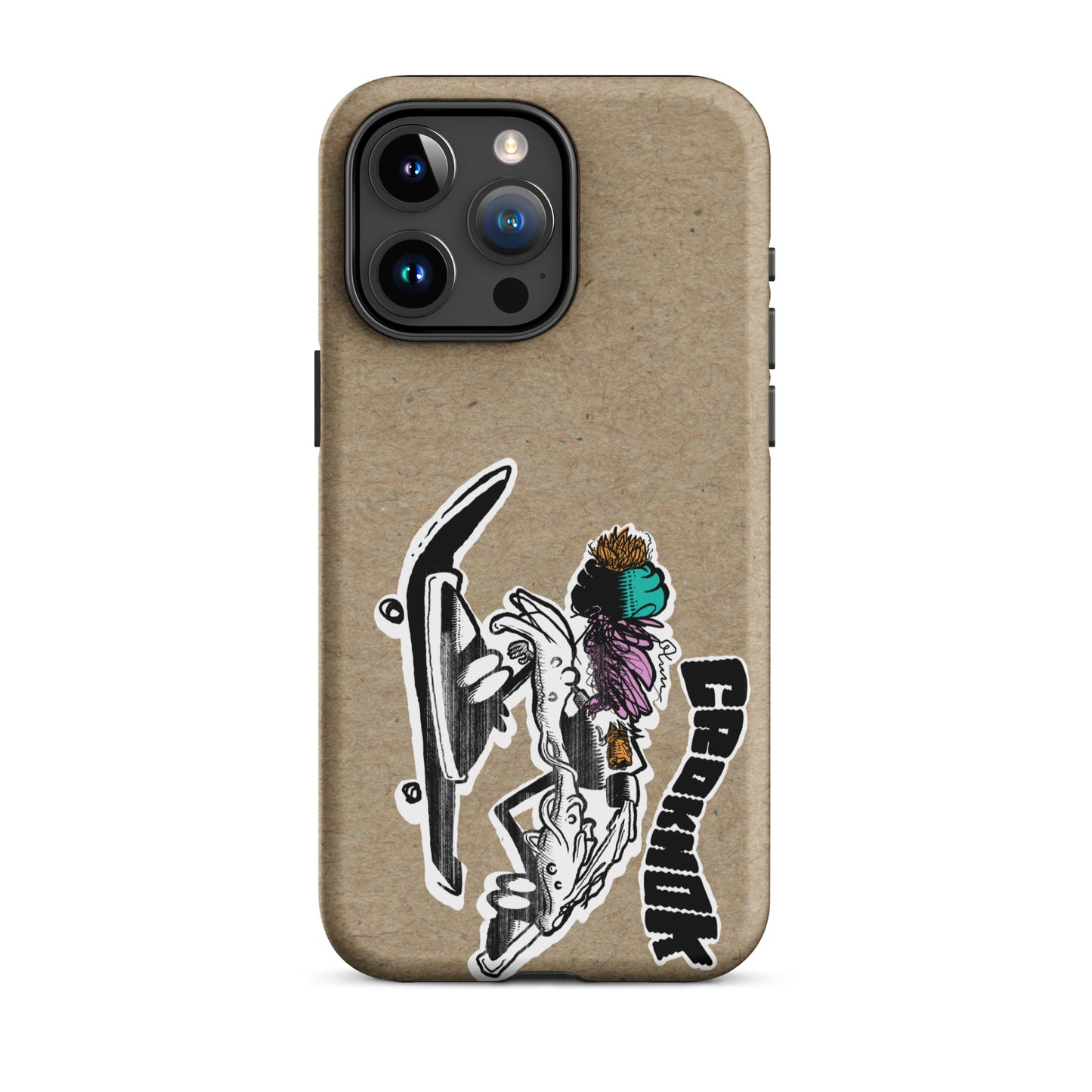 iPhone case - Skateboarding AS0035 Beigh