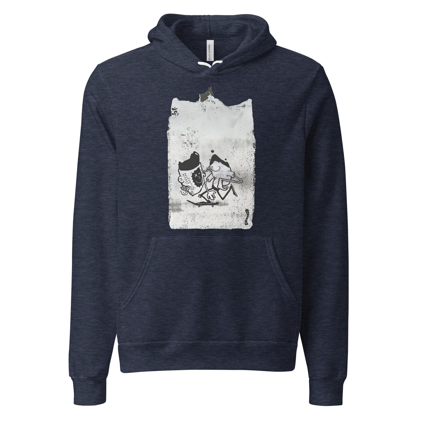 unisex hoodie - skateboarding 2311