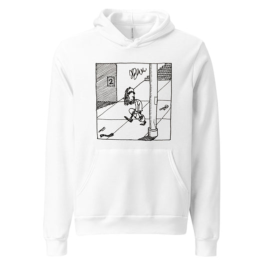 unisex hoodie - skateboarding 2308